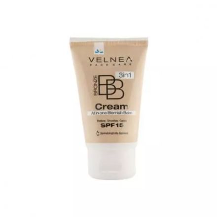 VELNEA FACE CARE BB крем 3 in 1 bronze SPF15, 50 мл.