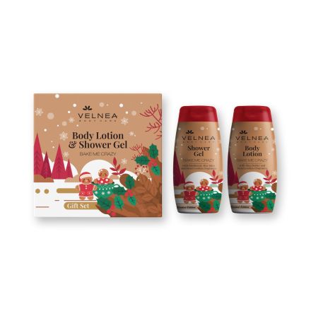 VELNEA WINTER BAKE ME CRAZY Комплект душ гел+лосион за тяло