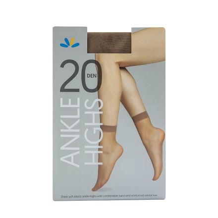 LILLY Къси мрежести чорапи черно 1бр.