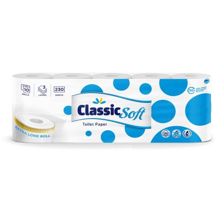 LILLY CLASSIC SOFT Тоалетна хартия 3 пласта, 10бр.