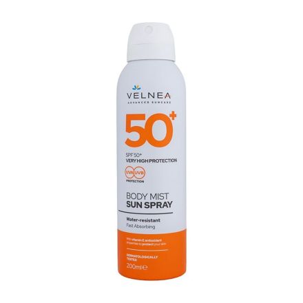 VELNEA SUN Слънцезащитен прей за тяло  SPF50, 200мл.