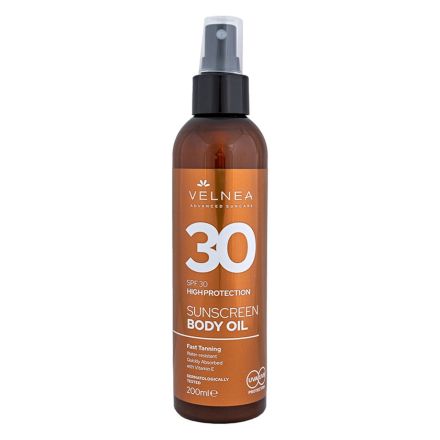 VELNEA SUN Олио за тяло SPF30,  200мл.