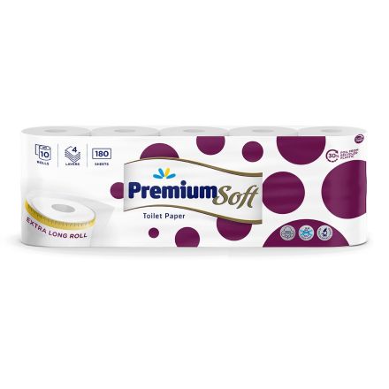 LILLY PREMIUM Тоалетна хартия 4 пласта, 10бр.