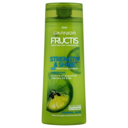 GARNIER FRUCTIS STRENGTH&SHINE 2IN1 Шампоан за нормална коса, 250 мл.