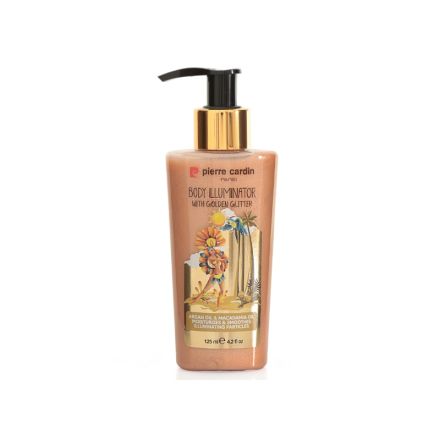 PIERRE CARDIN GOLDEN GLITTER Лосион-хайлайтър за тяло, 125мл.