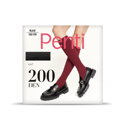 PENTI Чорапи 3/4, Черни