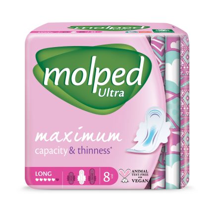 MOLPED ULTRA LONG Дамски превръзки, 8 бр.