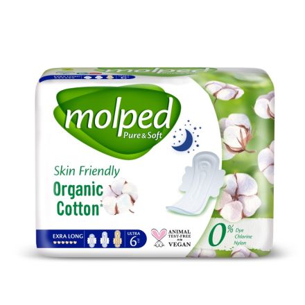 MOLPED PURE&SOFT EXTRA Дамски превръзки, 6 бр.