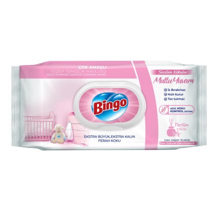 BINGO SWEET HOME Мокри кърпи за повърхности, 96бр.