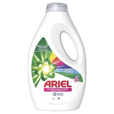 ARIEL COLOR CLEAN&FRESH Течен перилен препарат, 20 пранета