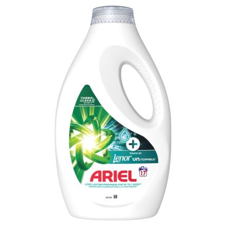 ARIEL Touch Of Lenor Unstoppables Гел за пране, 17 пранета