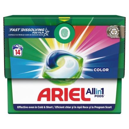 ARIEL ALL IN 1 COLOR Капсули за пране,  14 бр.