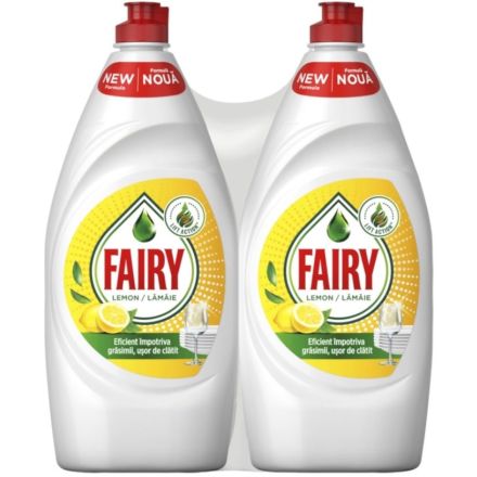FAIRY Препарат за съдове лимон, 2х900 мл.