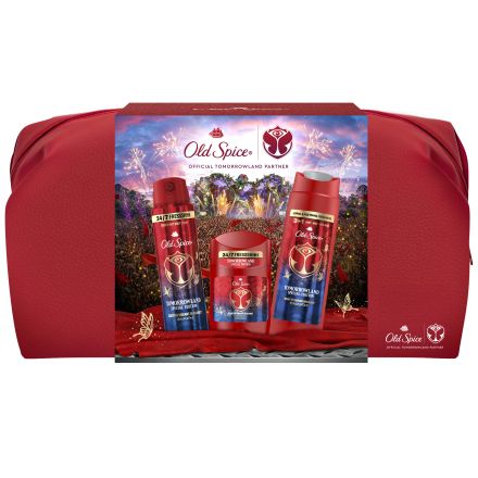 OLD SPICE TOMORROWLAND Комплект део+стик+душ гел+чанта