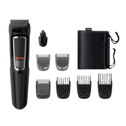 PHILIPS SERIES 3000 MG3730/15 Мултифункционален тример „8 в 1“, лице и коса