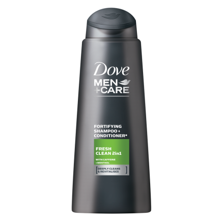 DOVE MEN +CARE Мъжки шампоан Fresh clean 2in1, 250 мл.