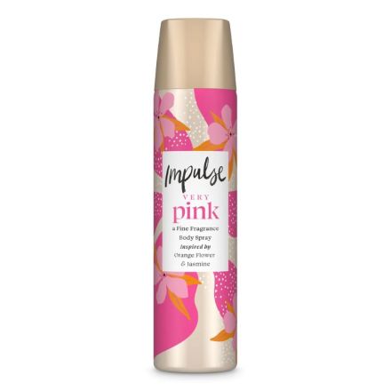 IMPULSE VERY PINK Парфюмен боди спрей, 75мл.