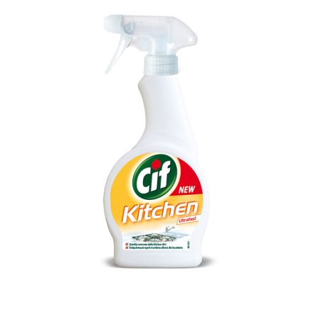CIF Спрей за кухня и обезмаслител, 500 мл