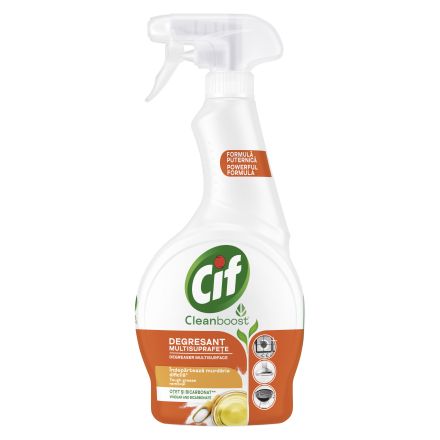 CIF Спрей за кухня и обезмаслител, 500 мл
