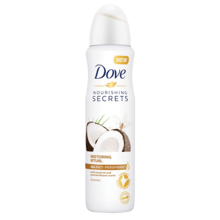 DOVE Дамски део спрей кокос и жасмин, 150 мл.