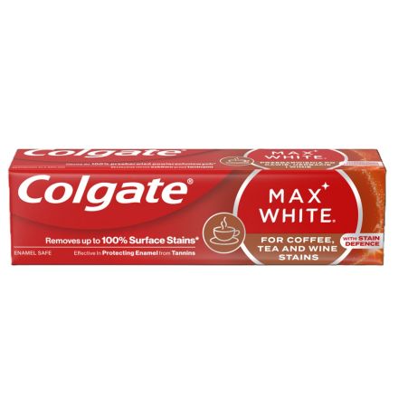 COLGATE MAX WHITE COFFEE Паста за зъби, 75мл.