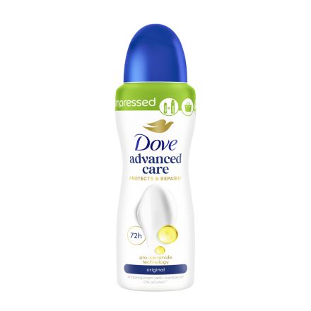 DOVE ADVANCED ORIGINAL Компресиран део спрей, 100мл.