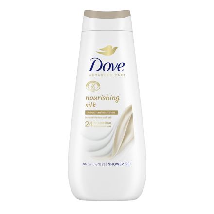 DOVE ADVANCED Душ гел силк, 400мл.