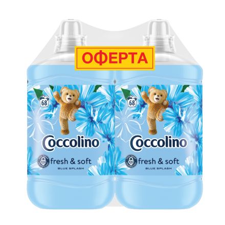 COCCOLINO BLUE SPLASH Омекотител 2х1.70л /68 пр.