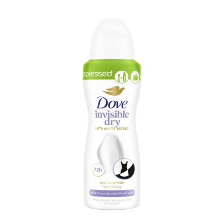 DOVE ADVANCED INVISIBLE DRY Део спрей, 100мл.