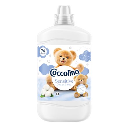 COCCOLINO SENSITIVE Омекотител, 74 пранета