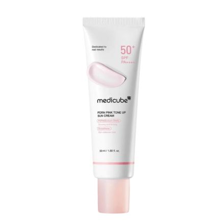 MEDICUBE PDRN PINK TONE UP SUN Слънцезащитен крем за лице, 50мл.