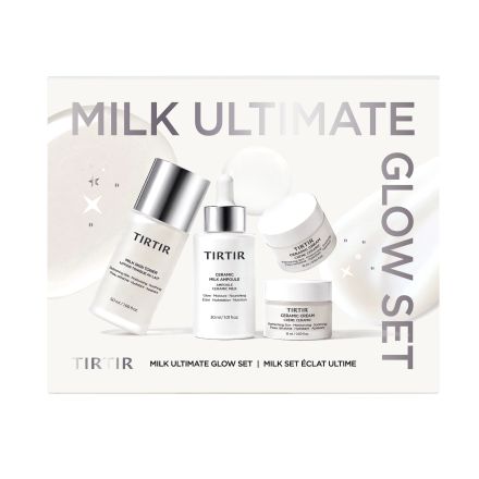 TIRTIR MILK ULTIMATE GLOW Комплект крем за лице 2бр.+ампула+тонер