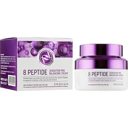 ENOUGH Premium 8 Peptide Sensation Pro Balancing  Крем за лице с 8 вида пептиди, 50мл.