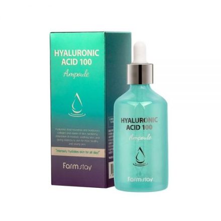 FARMSTAY HYALURONIC ACID 100 AMPOULE Ампула за лице с хиалуронова киселина , 100мл