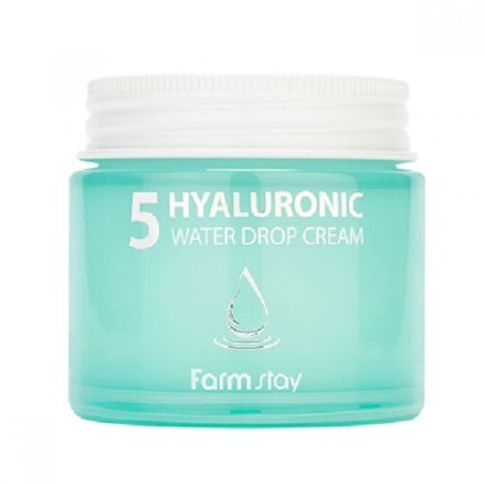 FARMSTAY  HYALURONIC5 WATER DROP CREAM Крем за лице с 5 хиалуронови киселини от различни размери