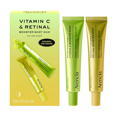 ARENCIA VITAMIN C & RETINAL BOOSTER SHOT DUO Серум бустер за лице, 2Х30мл.