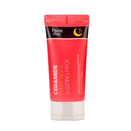 FARMSTAY CERAMIDE EVERY NIGHT SLEEPING PACK Нощна маска за лице със серамиди, азиатска центела и пантенол
