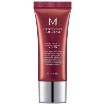 MISSHA M PERFECT COVER BB Крем SPF42 No.25 Warm Beige 20 мл