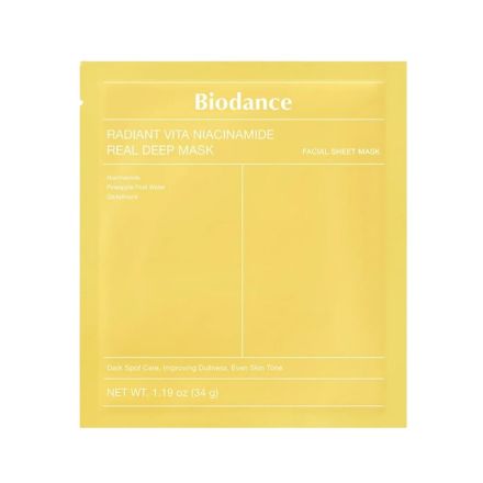 BIODANCE RADIANT VITA NIACINAMIDE Маска за лице, 1бр.