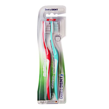DENT-A-DENT MULTIHEAD SOFT 2/1 Четка за зъби, 2 бр.