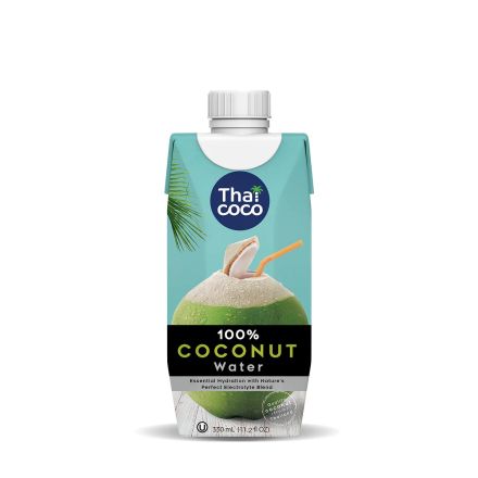 THAI COCO Кокосова вода 100%, 330мл.