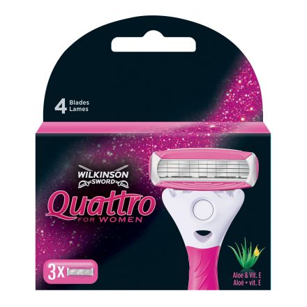 Wilkinson Quatto for Women резервни ножчета за дамска система 3бр.
