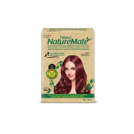 NISHA NATURAL Къна за коса №550, махагон