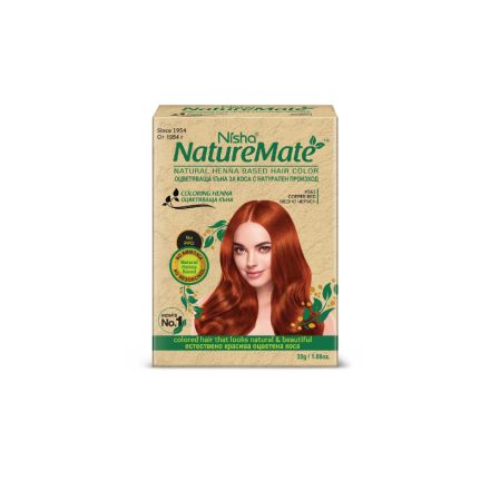 NISHA NATURAL Къна за коса №565, медно чевен