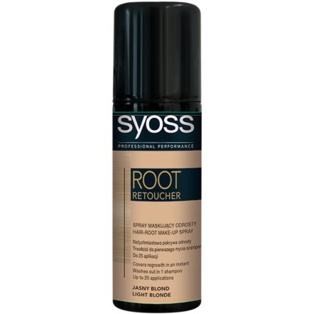 SYOSS ROOT RETOUCHER Боядисващ спрей за коса Light blond, 120 мл.
