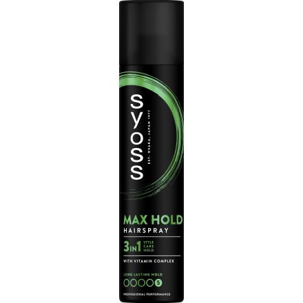 SYOSS MAX HOLD Лак за коса, 300 мл.