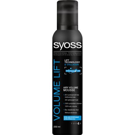 SYOSS MOUSSE VOLUME LIFT Пяна за коса 4, 250 мл.