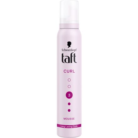 TAFT CURL НИВО 3 Пяна за коса, 200 мл.