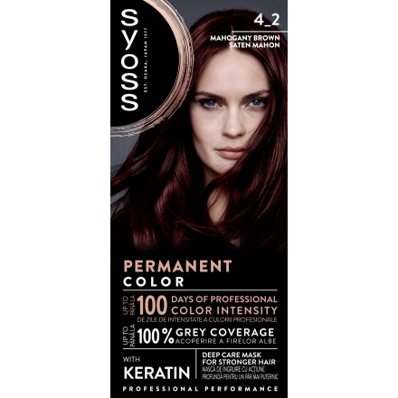 SYOSS COLOR Боя за коса  4-2 Mahogany Brown