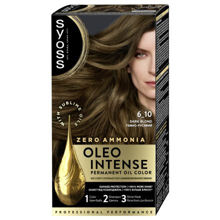 SYOSS OLEO INTENSE Боя за коса 6-10 Dark blond